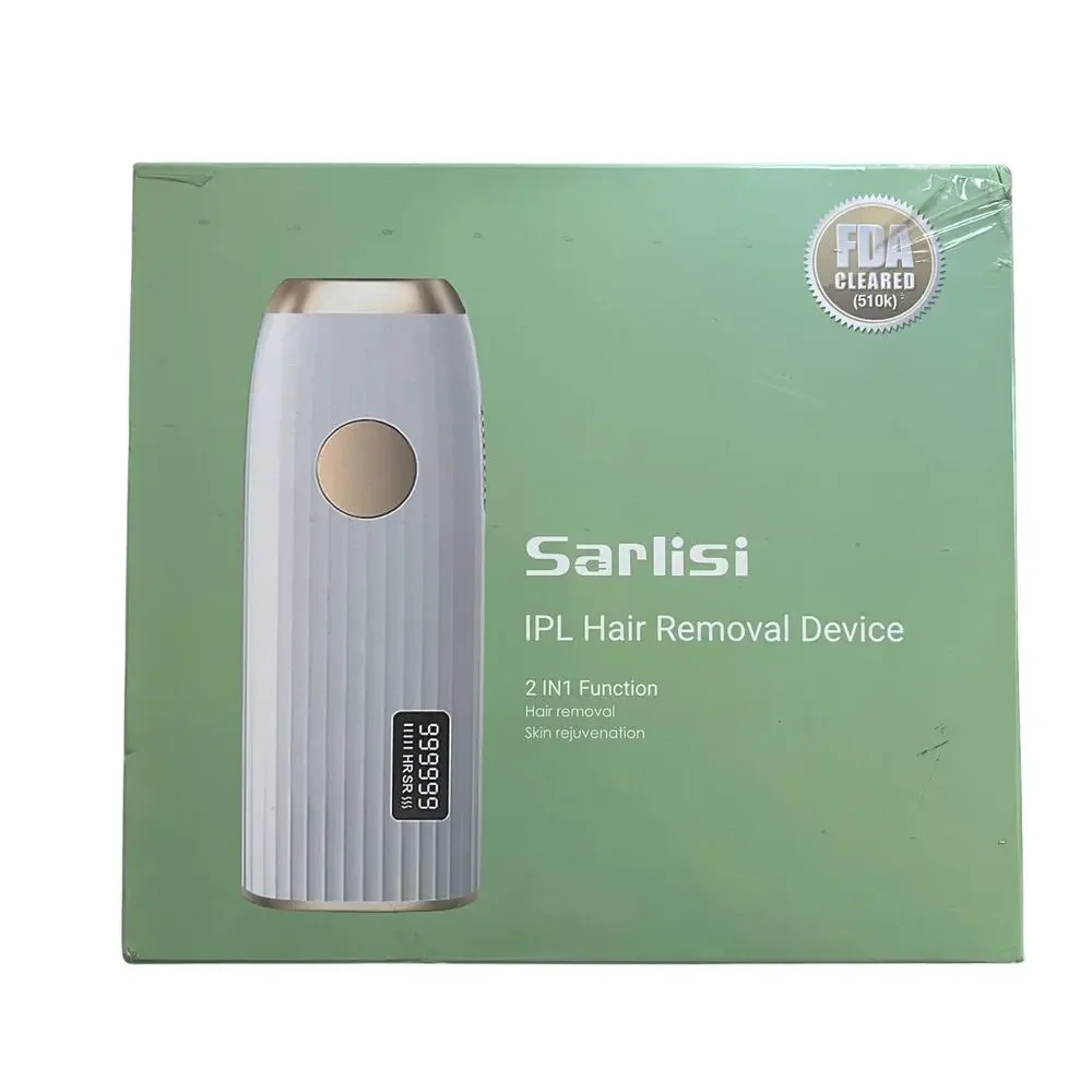 Sarlisi IPL Hair Removal Device - 2 in 1 Function Hair Removal/Skin Rejuvination